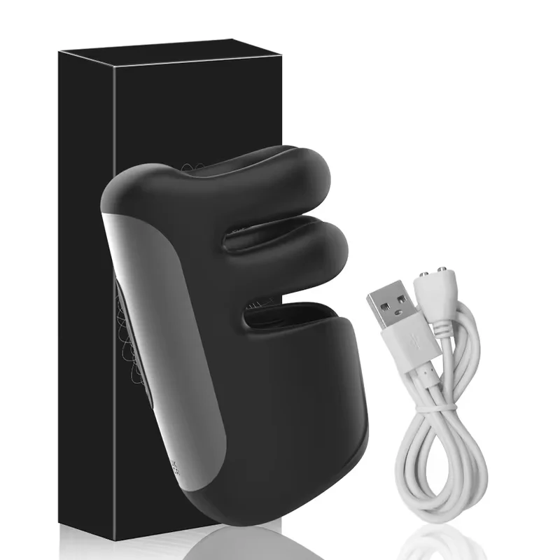 Male Masturbator Penis Training Glans Vibrator Sex Toys for Men Pinching Penis Trainer Massager Tapping Stroker Penis Stimulator