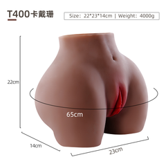 Realistic Part Body Male Masturbator – Soft TPE Male Masturbation Butt Model Inverted Double Channel Big Butt