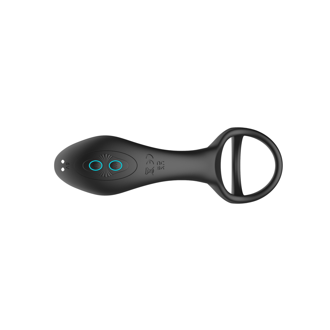 Remote-Controlled Male Prostate Massager Ring - 9 Vibration Modes | Realistic Anal Vibrator