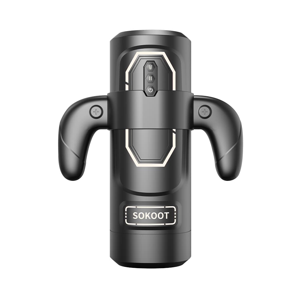 KKCAT Deluxe Automatic Thrusting Masturbation Cup – Strong Suction, Heating, Vibrating & Moaning Male Stroker with Adjustable Tightness