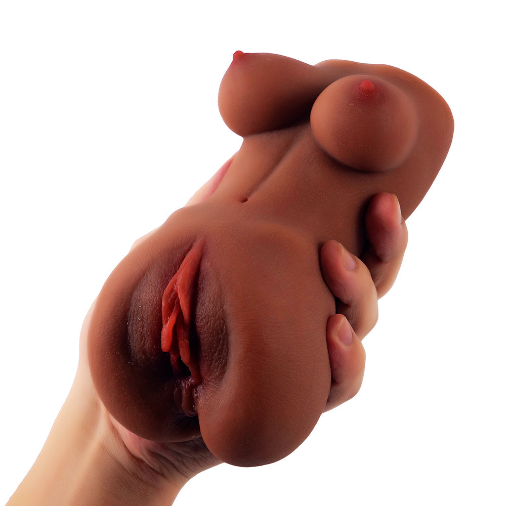 Soft Realistic Male Body Masturbator – 670g Lifelike TPE Pocket Pussy Stroker, Full Body Design for Intense Pleasure