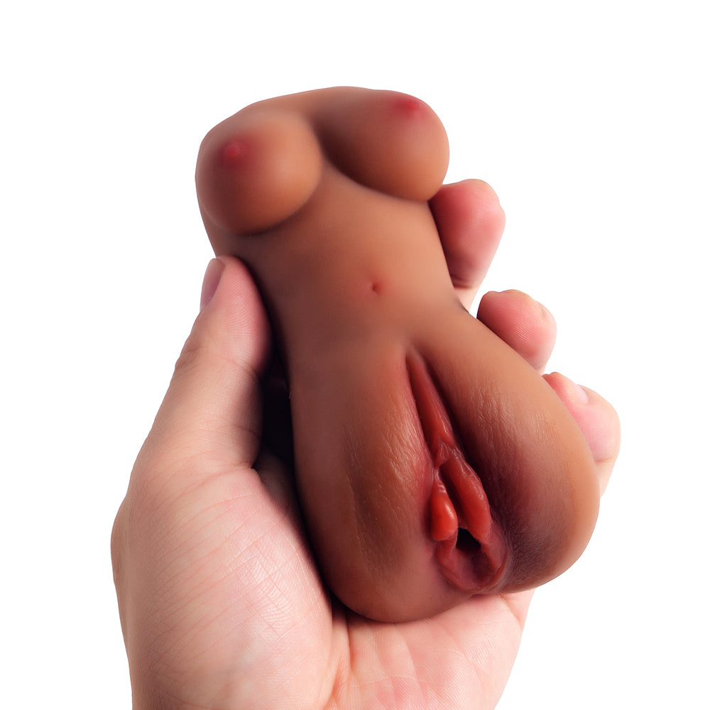 Soft Realistic Male Masturbator Cup – Pocket Pussy Stroker, 200g Lifelike TPE Vaginal Sleeve