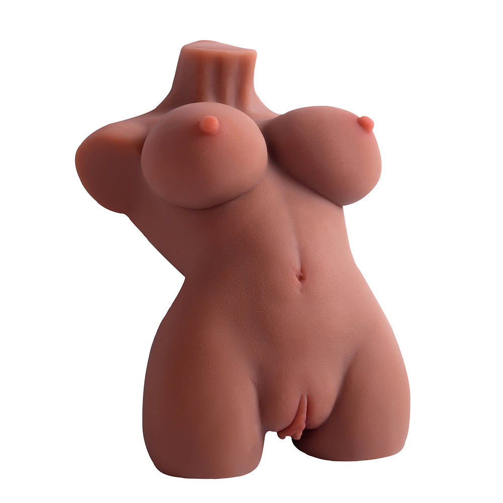 Soft Male Torso Masturbator – Realistic TPE Pocket Pussy & Anal Dual Channel Toy
