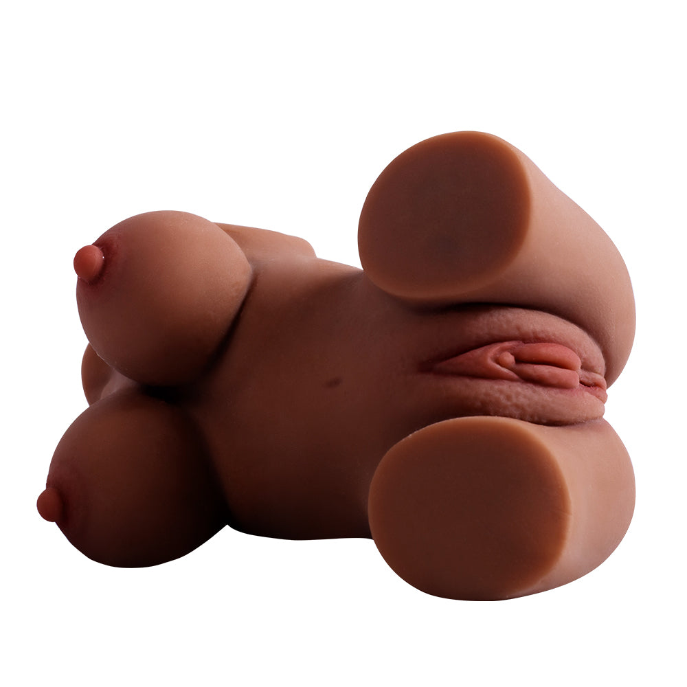 Soft Male Torso Masturbator – Realistic TPE Pocket Pussy & Anal Dual Channel Toy