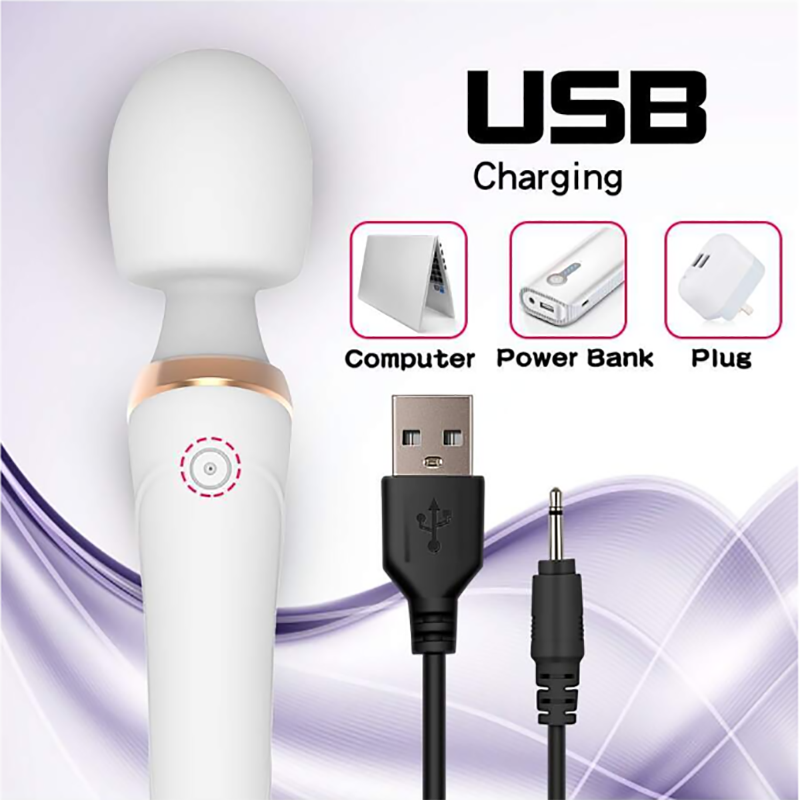 Double Head Powerful Clit Vibrators for Women 10 Modes Clitoris Stimulator G Spot Vagina Massager Adult Sex Toys for Woman