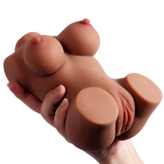 Soft Male Torso Masturbator – Realistic TPE Pocket Pussy & Anal Dual Channel Toy