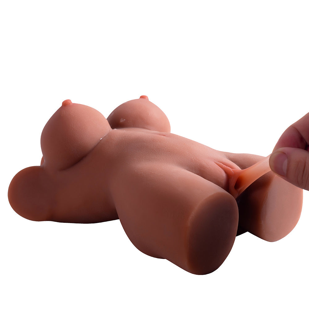 Soft Male Torso Masturbator – Realistic TPE Pocket Pussy & Anal Dual Channel Toy