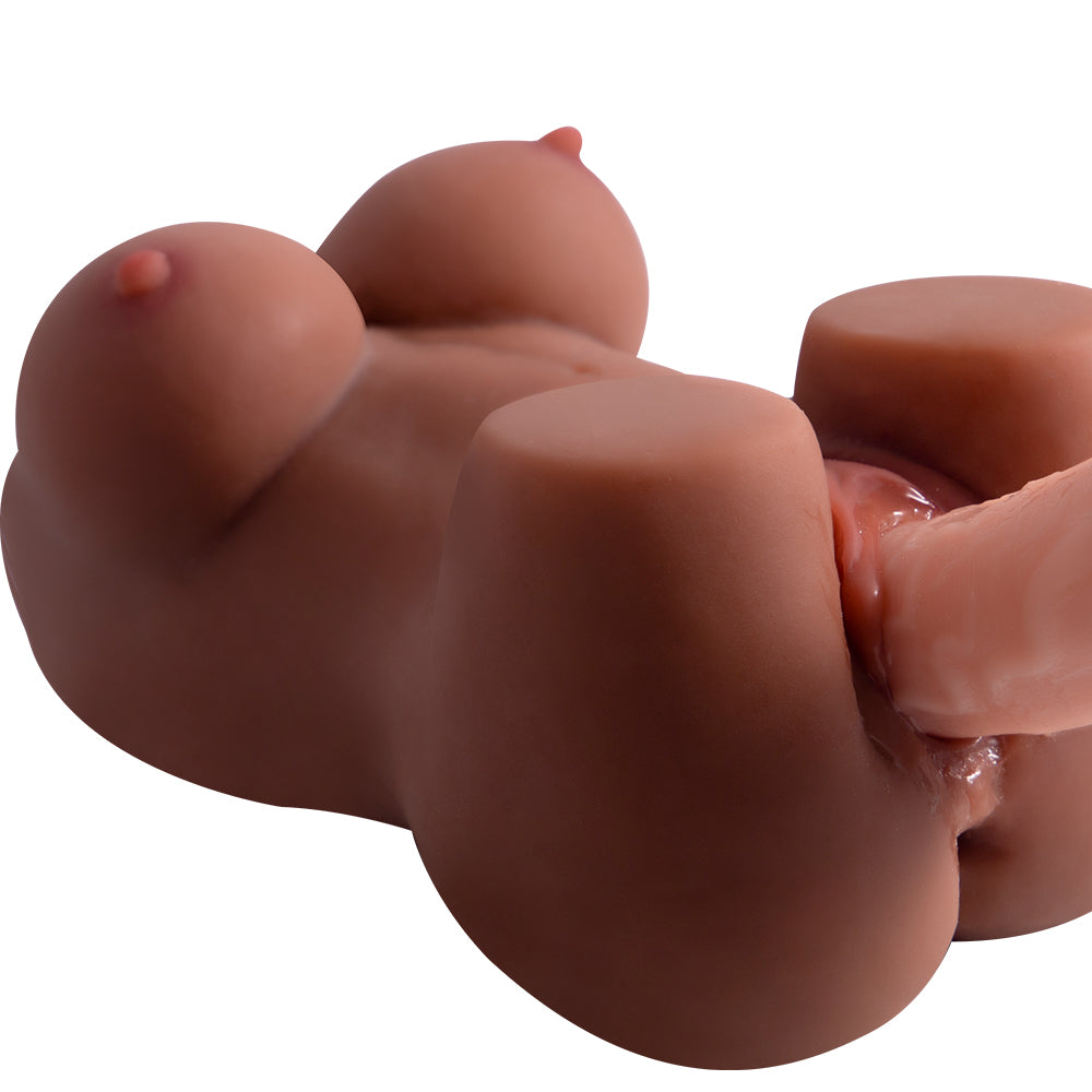 Soft Male Torso Masturbator – Realistic TPE Pocket Pussy & Anal Dual Channel Toy