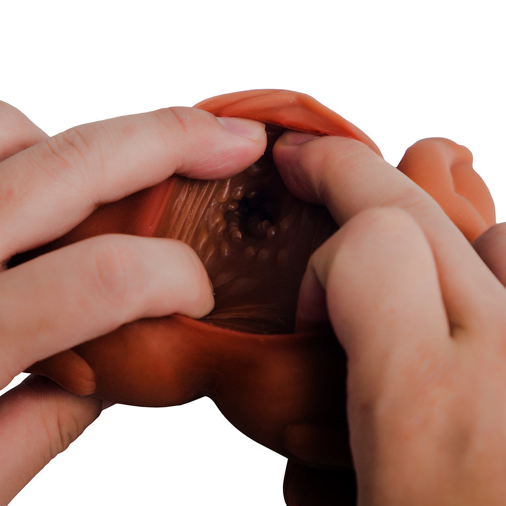 Soft Mini Male Masturbator Cup – Realistic TPE Pocket Pussy Stroker, 580g Lifelike Vaginal Sleeve