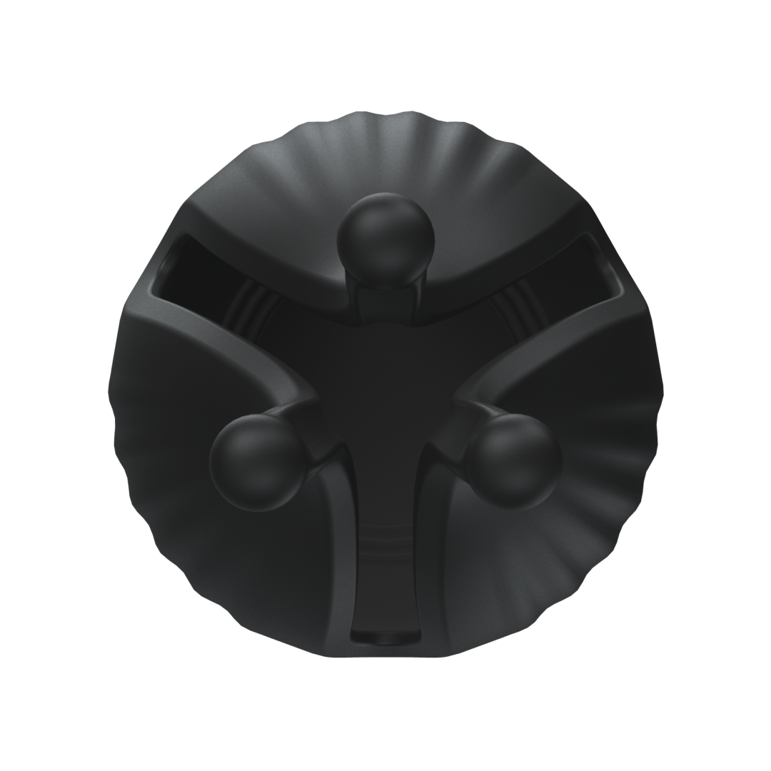 Three-Petal Handheld Vibrating Male Oral Training Cup – 10 Modes Silicone Masturbation Massager