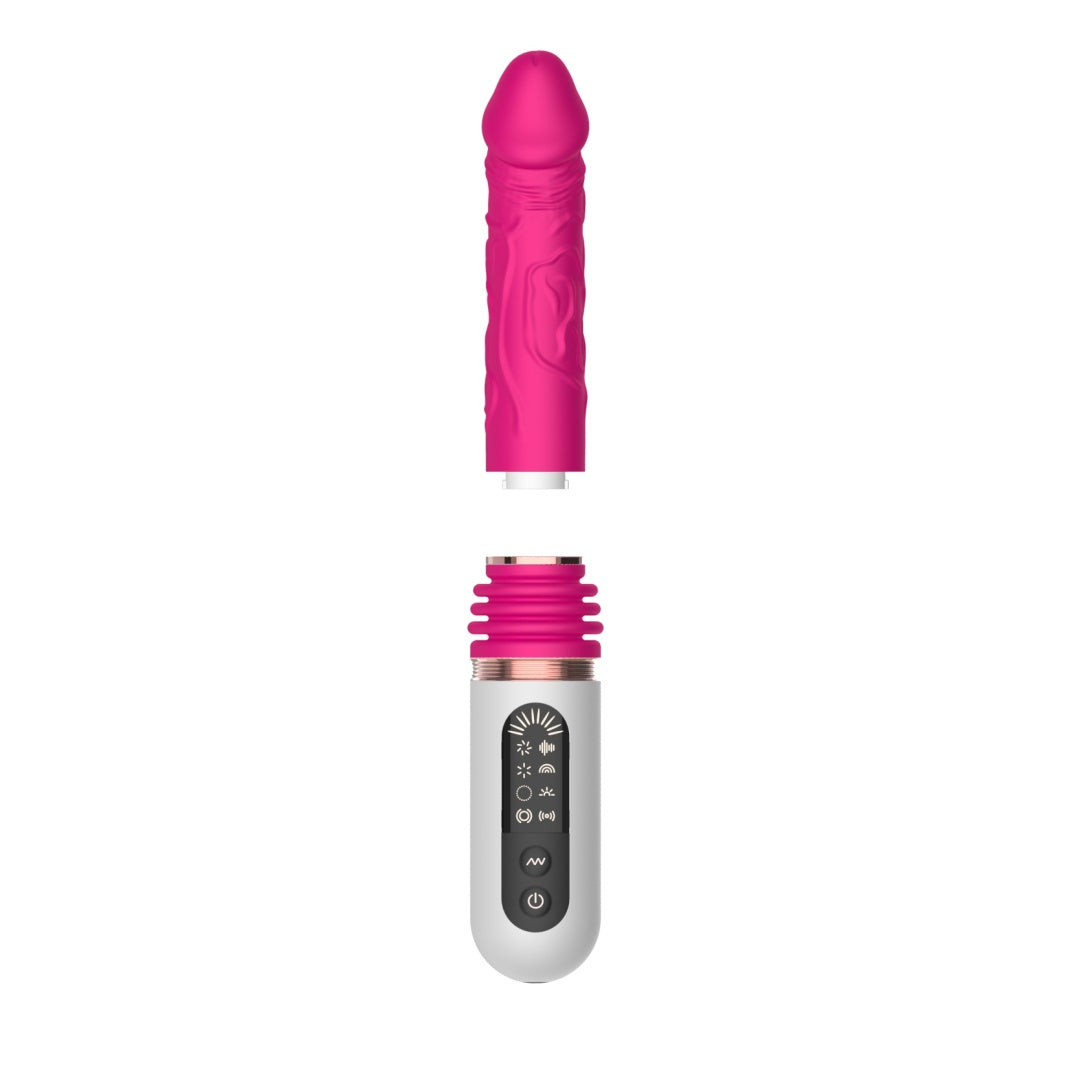 Screen Massage Gun with Adjustable Vibration and Extension, 5 Frequencies, 30mm Stroke, 950mAh Lithium Battery