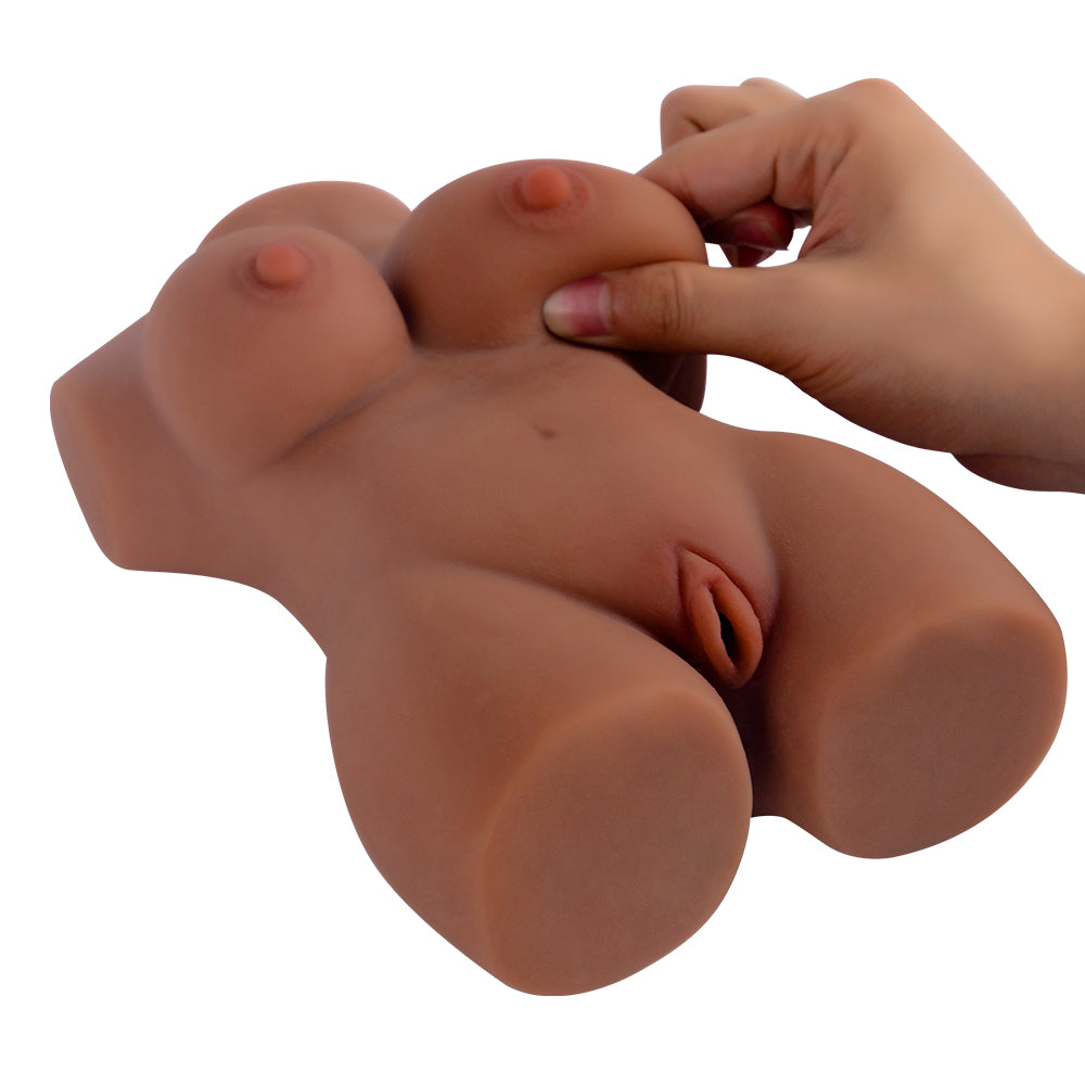 Soft Male Torso Masturbator – Realistic TPE Pocket Pussy & Anal Dual Channel Toy