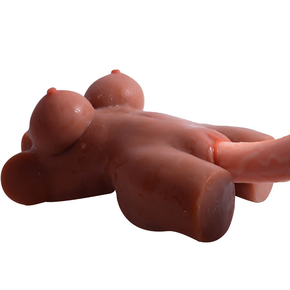 Soft Male Torso Masturbator – Realistic TPE Pocket Pussy & Anal Dual Channel Toy