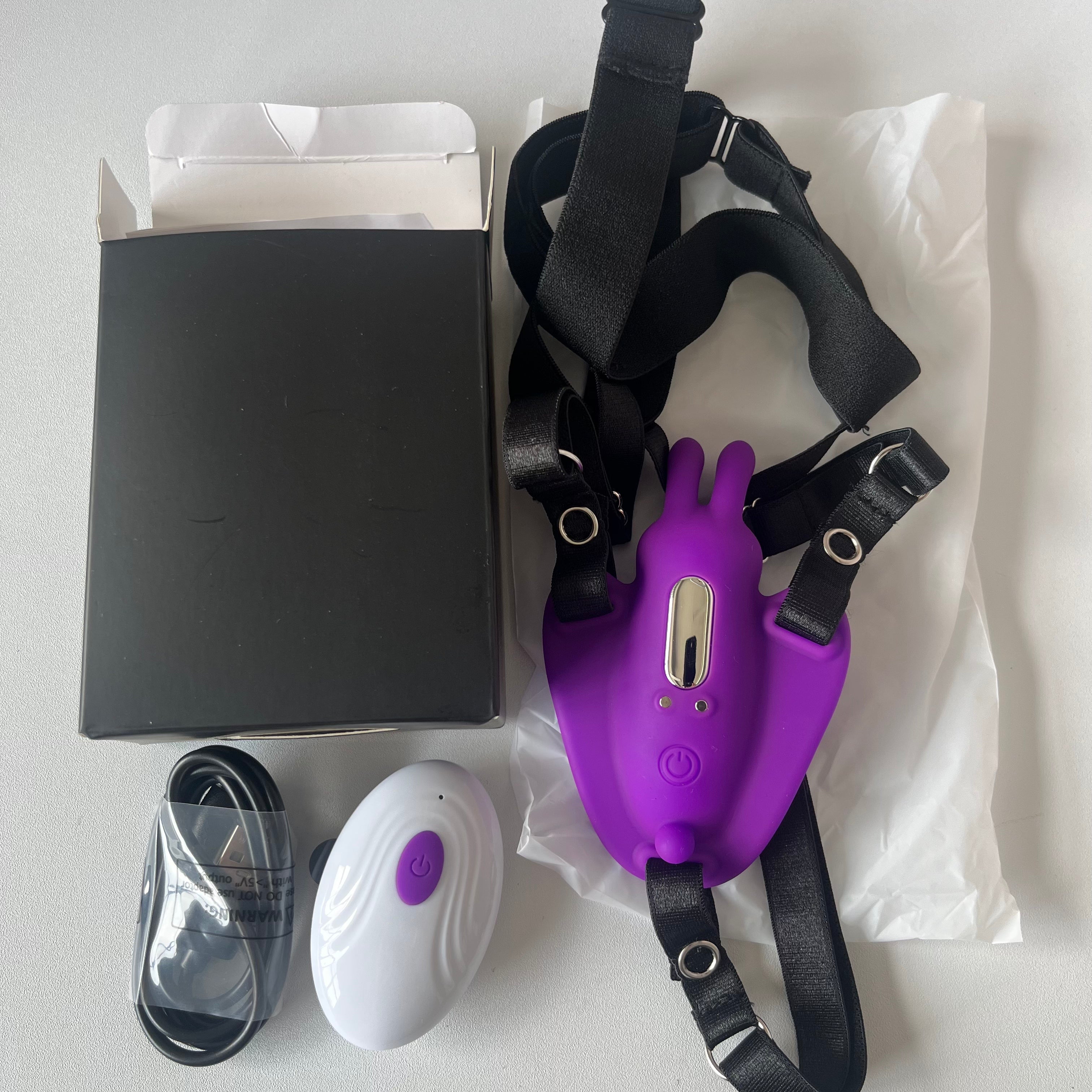 Butterfly Bunny Remote Control Wearable Massager