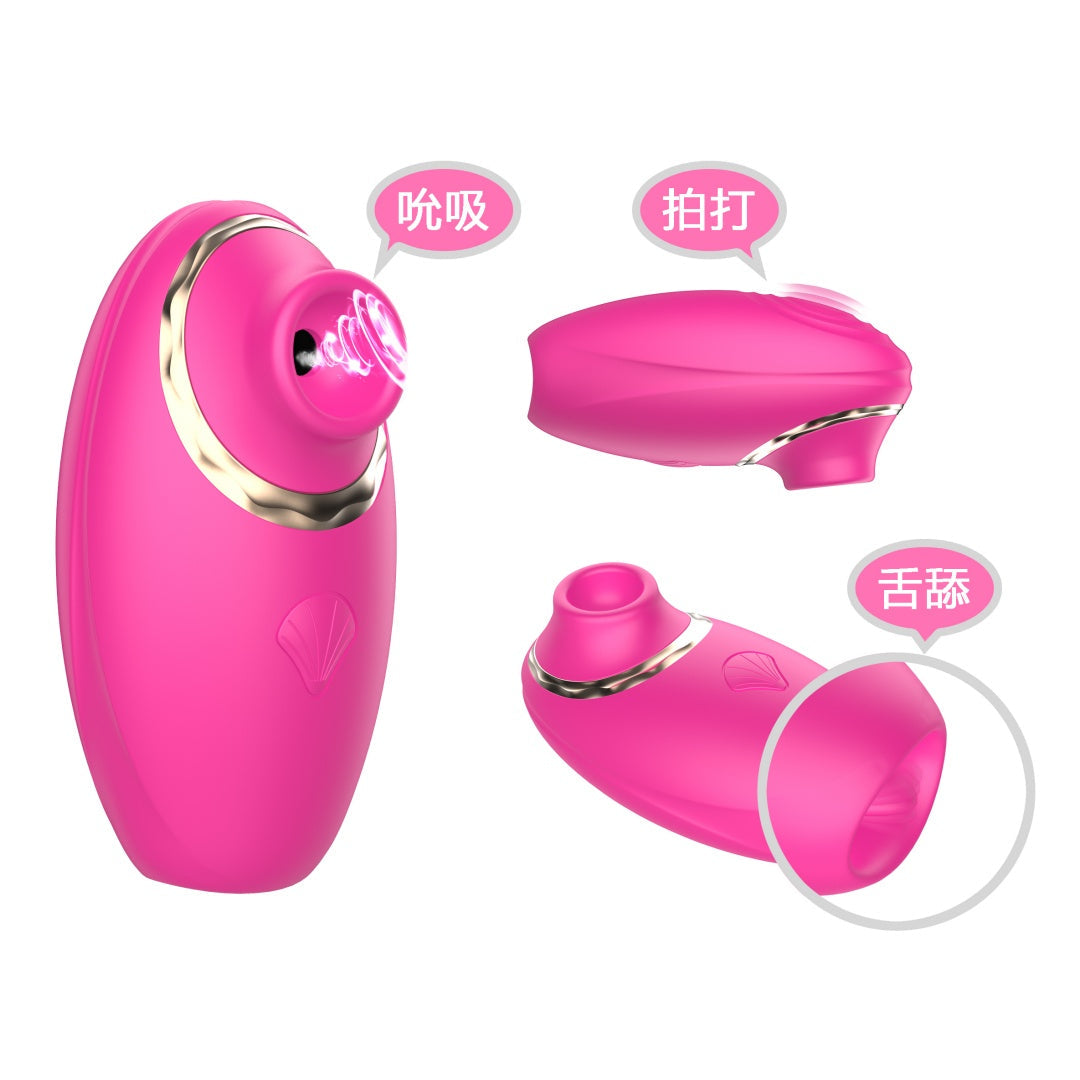 Pandora 4-in-1 Clitoral Sucking Vibrator – 7 Modes Licking, Tapping & Suction Tongue Stimulator, Waterproof Rechargeable Massager for Women