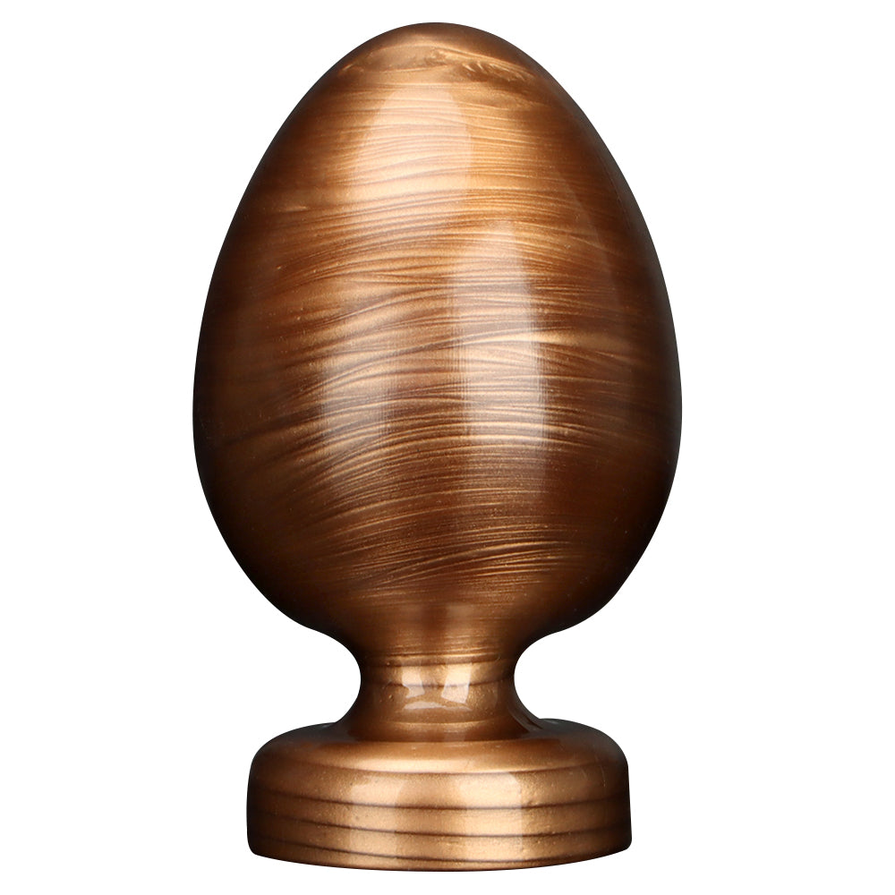 Dragon Ball Gold Mixed Anal Plug – Single Ball PVC Plug in 6 Sizes