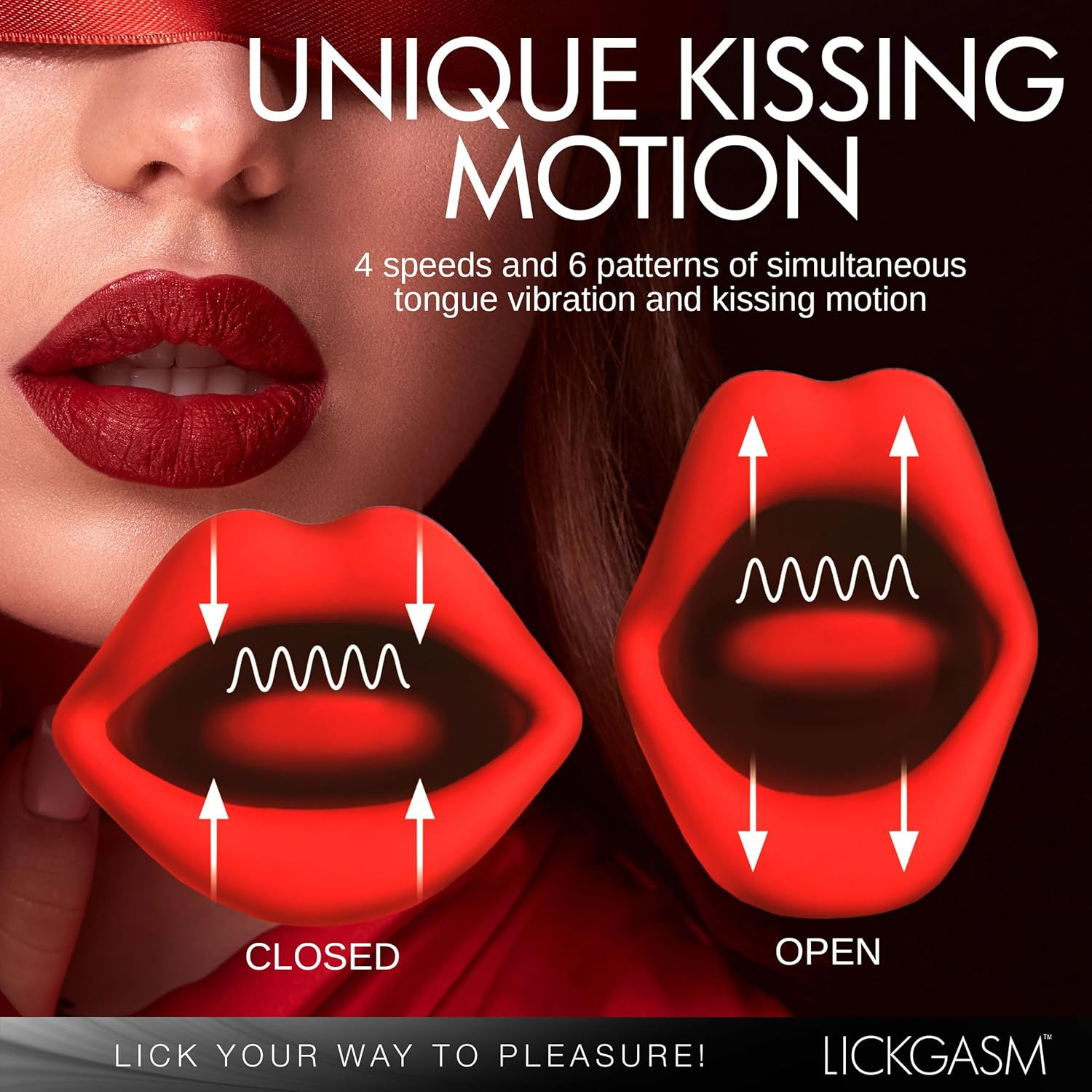 Triple Motor Oral Vibrating Stick – 10 Licking & Vibration Modes, Waterproof Silicone, Rechargeable Clitoral Massager