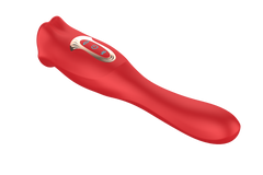 Triple Motor Oral Vibrating Stick – 10 Licking & Vibration Modes, Waterproof Silicone, Rechargeable Clitoral Massager