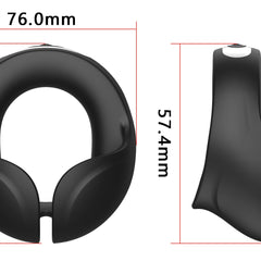 Men's Delay Ring with Dual Motors & 10 Vibration Frequencies - Powerful Ball Ring for Enhanced Performance