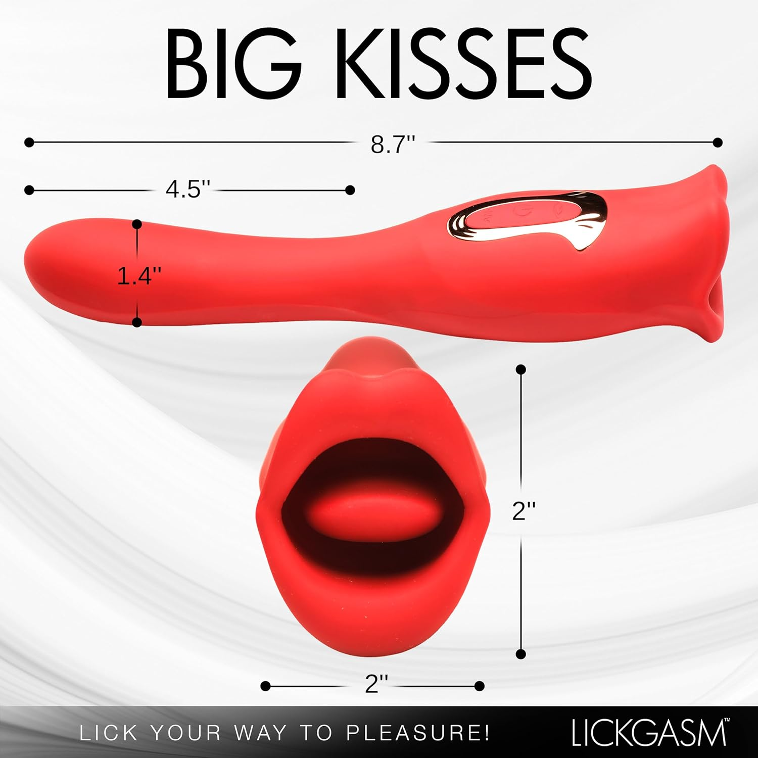 Triple Motor Oral Vibrating Stick – 10 Licking & Vibration Modes, Waterproof Silicone, Rechargeable Clitoral Massager
