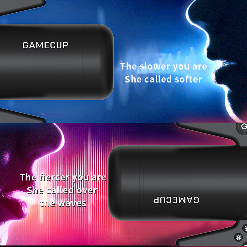 Smart Electric Cup – 9 Vibration Modes, 4 Thrusting Levels, Heating & Voice Simulation Masturbation Cup