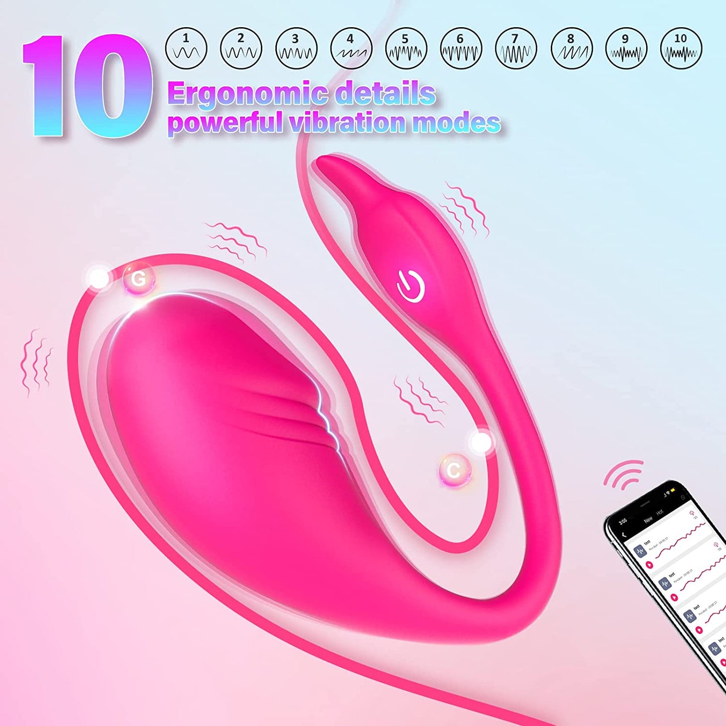 APP Mobile Bluetooth APP Vibrator