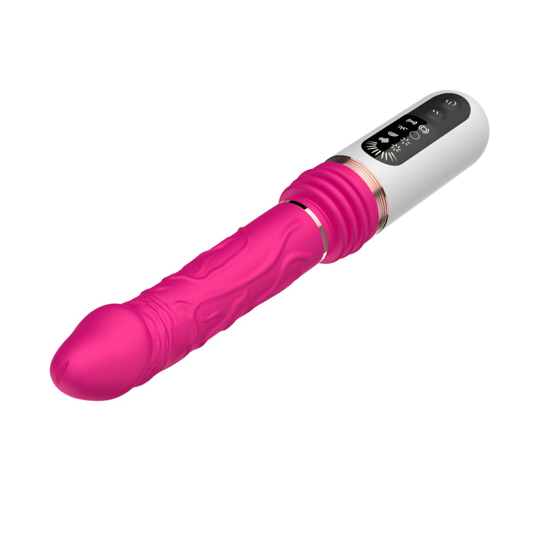 Screen Massage Gun with Adjustable Vibration and Extension, 5 Frequencies, 30mm Stroke, 950mAh Lithium Battery