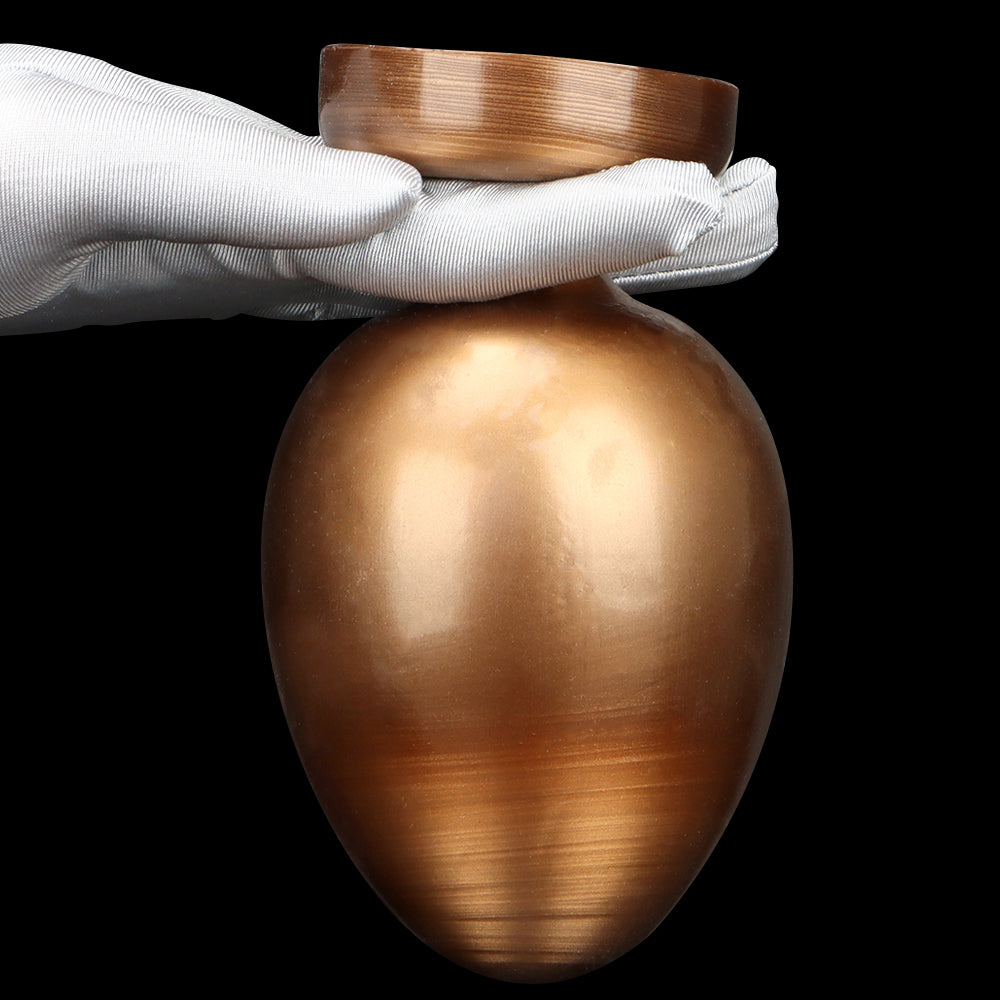 Dragon Ball Gold Mixed Anal Plug – Single Ball PVC Plug in 6 Sizes