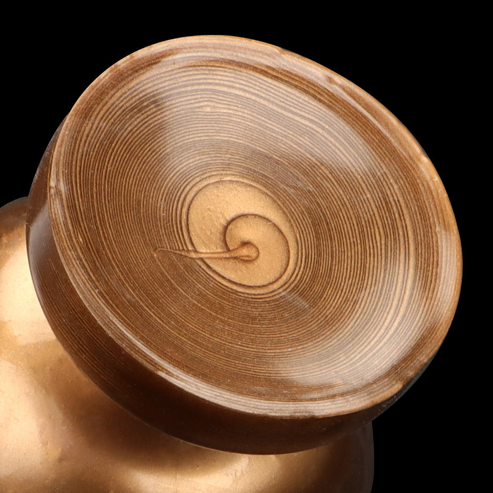 Dragon Ball Gold Mixed Anal Plug – Single Ball PVC Plug in 6 Sizes