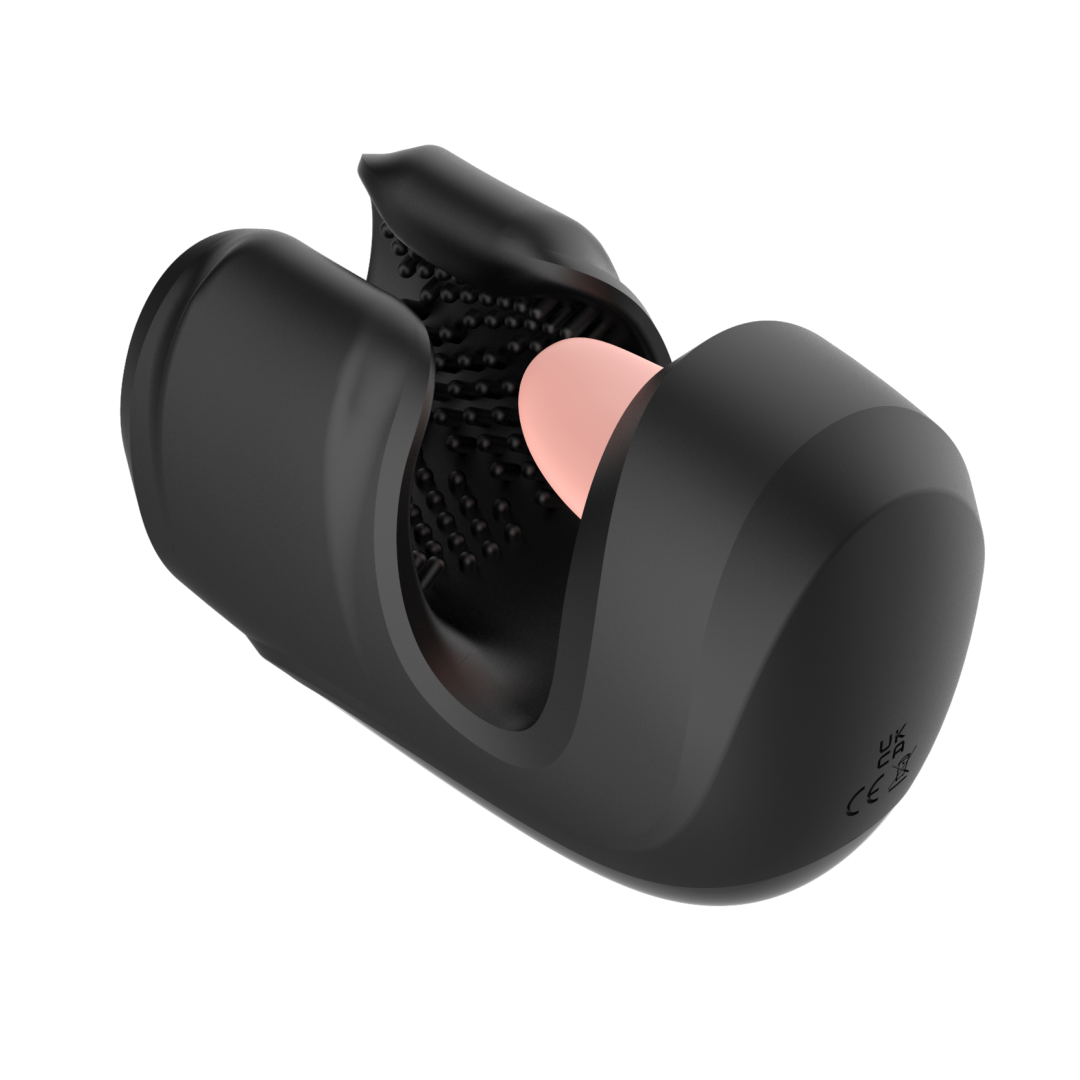 Licking & Squeezing Stroker Cup – 10 Thrusting, 10 Vibration & 10 Squeeze Modes, 4-Motor Power, 1200mAh Magnetic Rechargeable