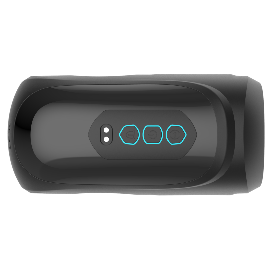 Licking & Squeezing Stroker Cup – 10 Thrusting, 10 Vibration & 10 Squeeze Modes, 4-Motor Power, 1200mAh Magnetic Rechargeable