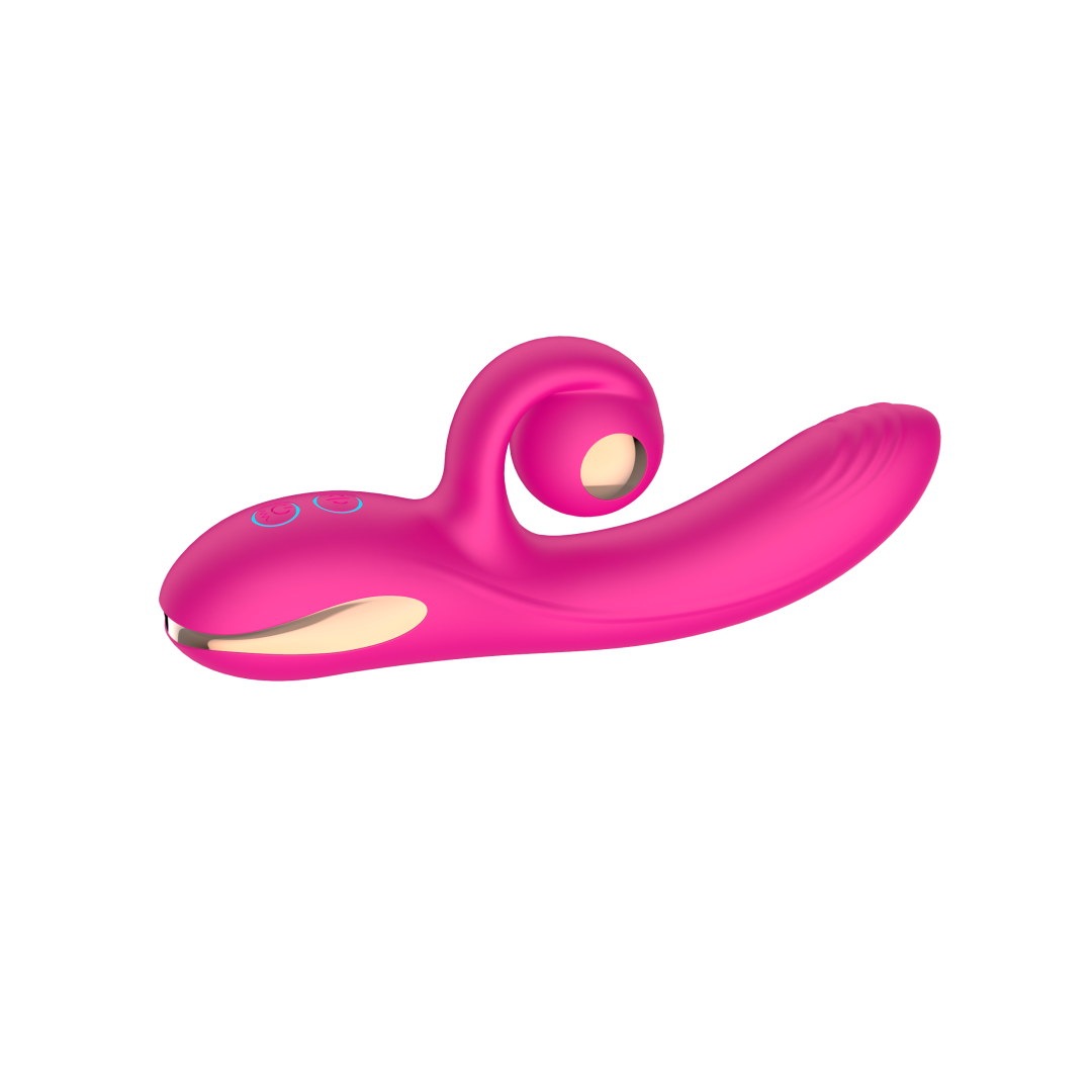 Bean Sprout Twisting Massager – 10 Twist & 10 Vibration Modes, 3 Motors, Magnetic Charging, IPX6 Waterproof