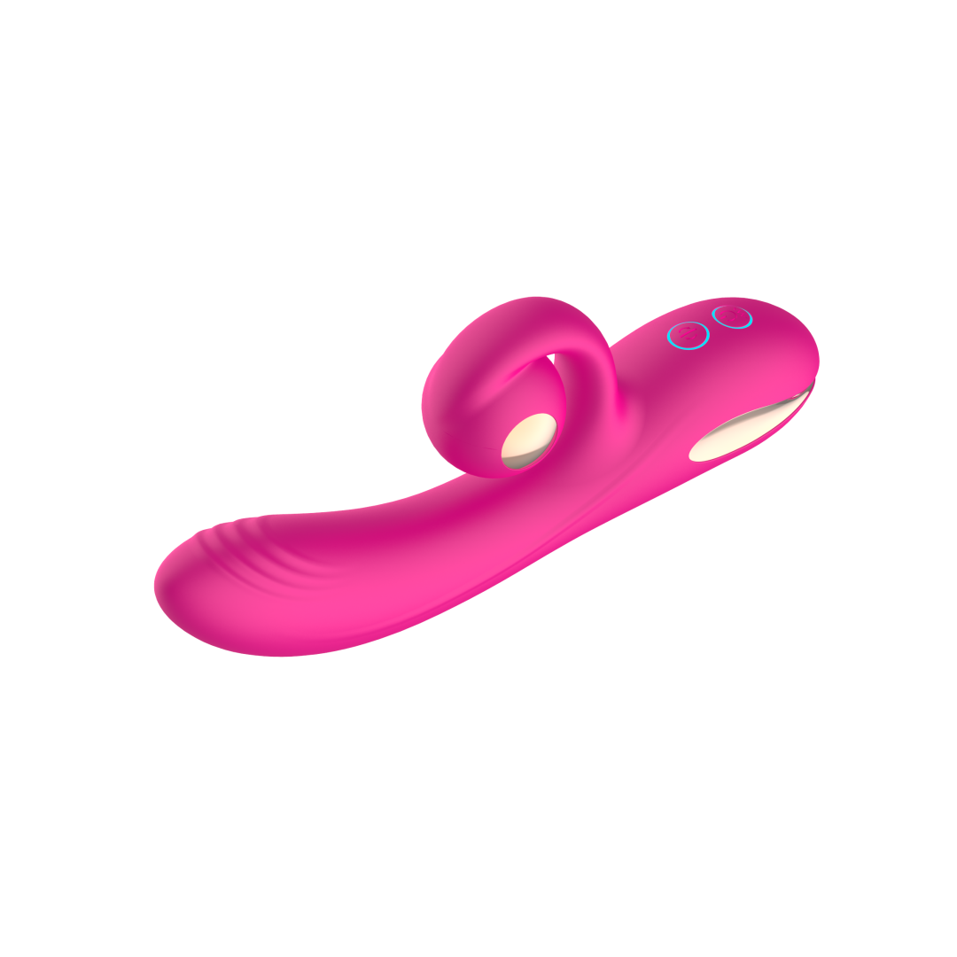 Bean Sprout Twisting Massager – 10 Twist & 10 Vibration Modes, 3 Motors, Magnetic Charging, IPX6 Waterproof