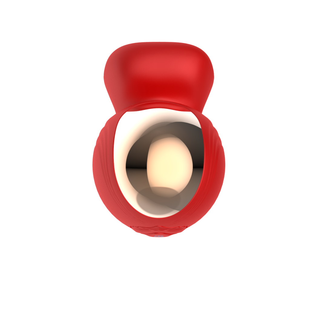 Dual Motor Magnetic Charging Massager – 10 Vibration & Biting Modes, Waterproof IPX5