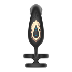 Strong Vibration Men's Lock Ring with 10 Frequency Vibration & Twisting Functions - Wireless Remote Controlled