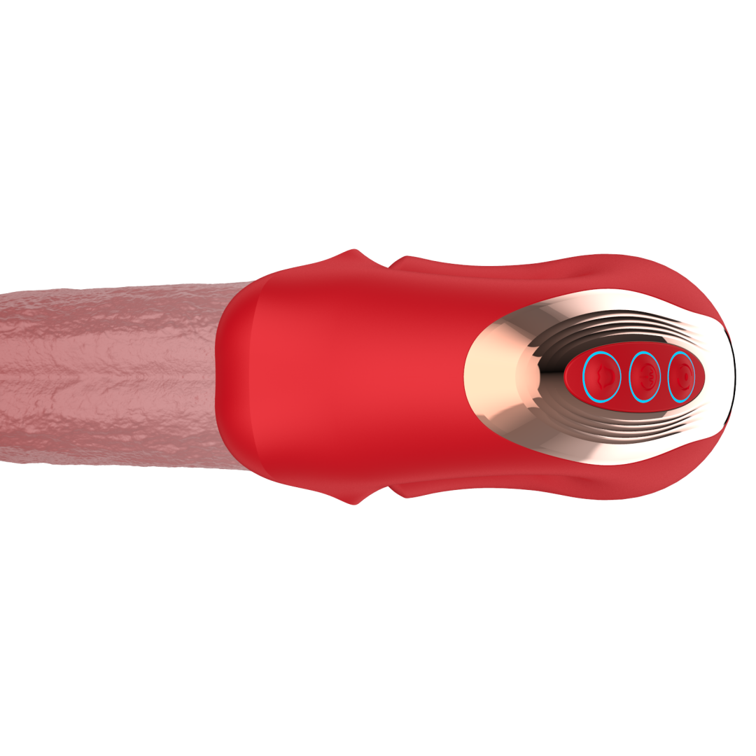 Multi-Function Silicone Massager with 10 Vibration, 10 Swing & 10 Biting Modes | 4 Motors | Type-C Charging | IPX5 Waterproof