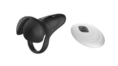 Rechargeable Locking Sperm Ring For Men, Vibrating Elephant Ring, Silicone Electric Remote Control, Triple Beam Sperm Set, Double Ring Fun