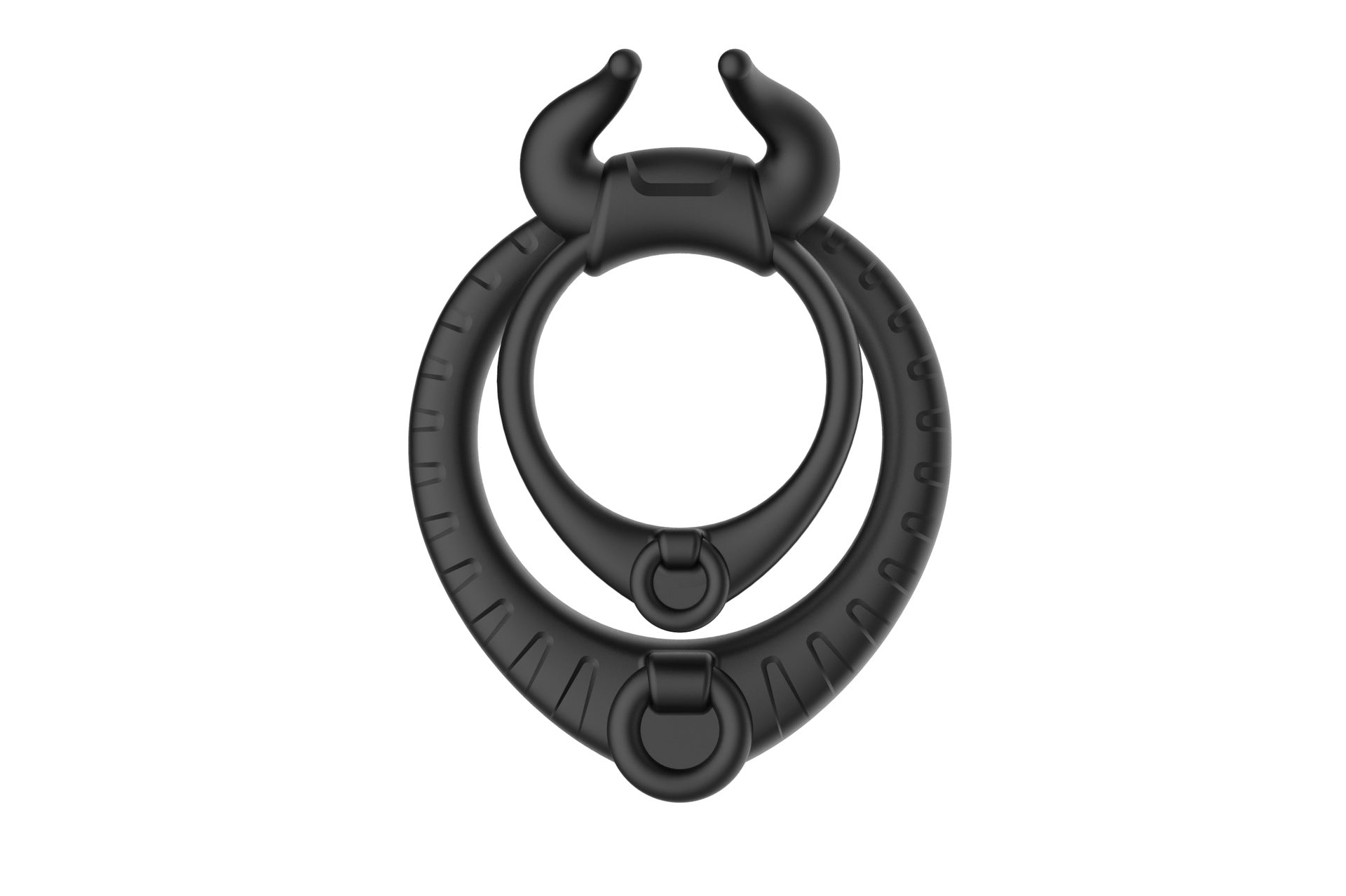 Non-Electric Silicone Bull Cock Ring – IPX8 Waterproof, Stretchy Fit, Durable ABS Design