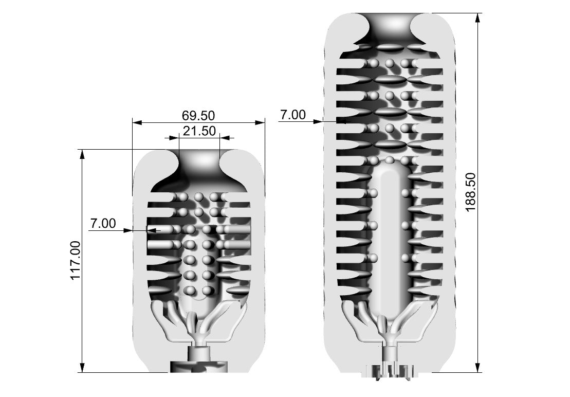 Automatic Suction & Squeeze Training Cup – 10 Frequency Modes, 800mAh Rechargeable, Transparent Male Exercise Cup