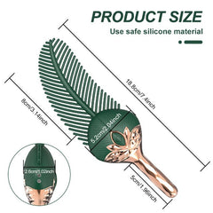 KKCAT Peacock Feather Tease Vibrator – 10-Mode Soft Feather Couple’s Massager, Silicone Rechargeable Stimulator for Sensual Play