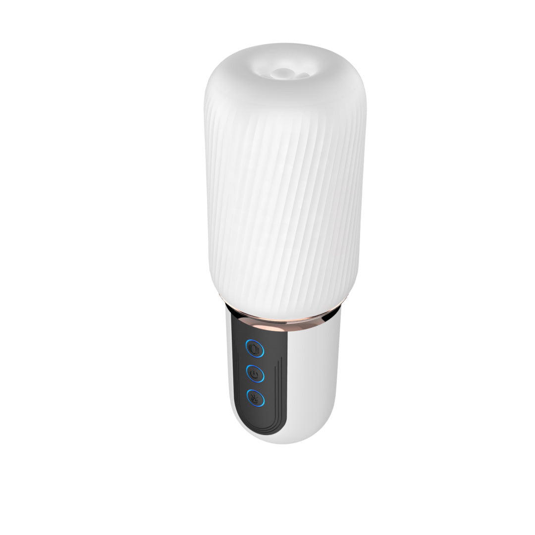 Automatic Suction & Squeeze Training Cup – 10 Frequency Modes, 800mAh Rechargeable, Transparent Male Exercise Cup