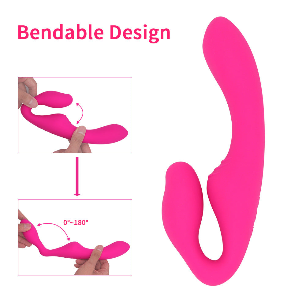 20M Remote Control Liquid Silicone Vibrator for Women – Dual Motor, 10 Modes, Fully Covered Waterproof Design