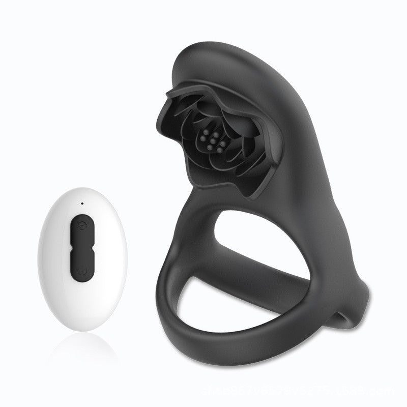 KKCAT Remote Control Vibrating Penis Ring – Triple-Bound Locking Semen Ring with 9 Modes, Waterproof & Rechargeable