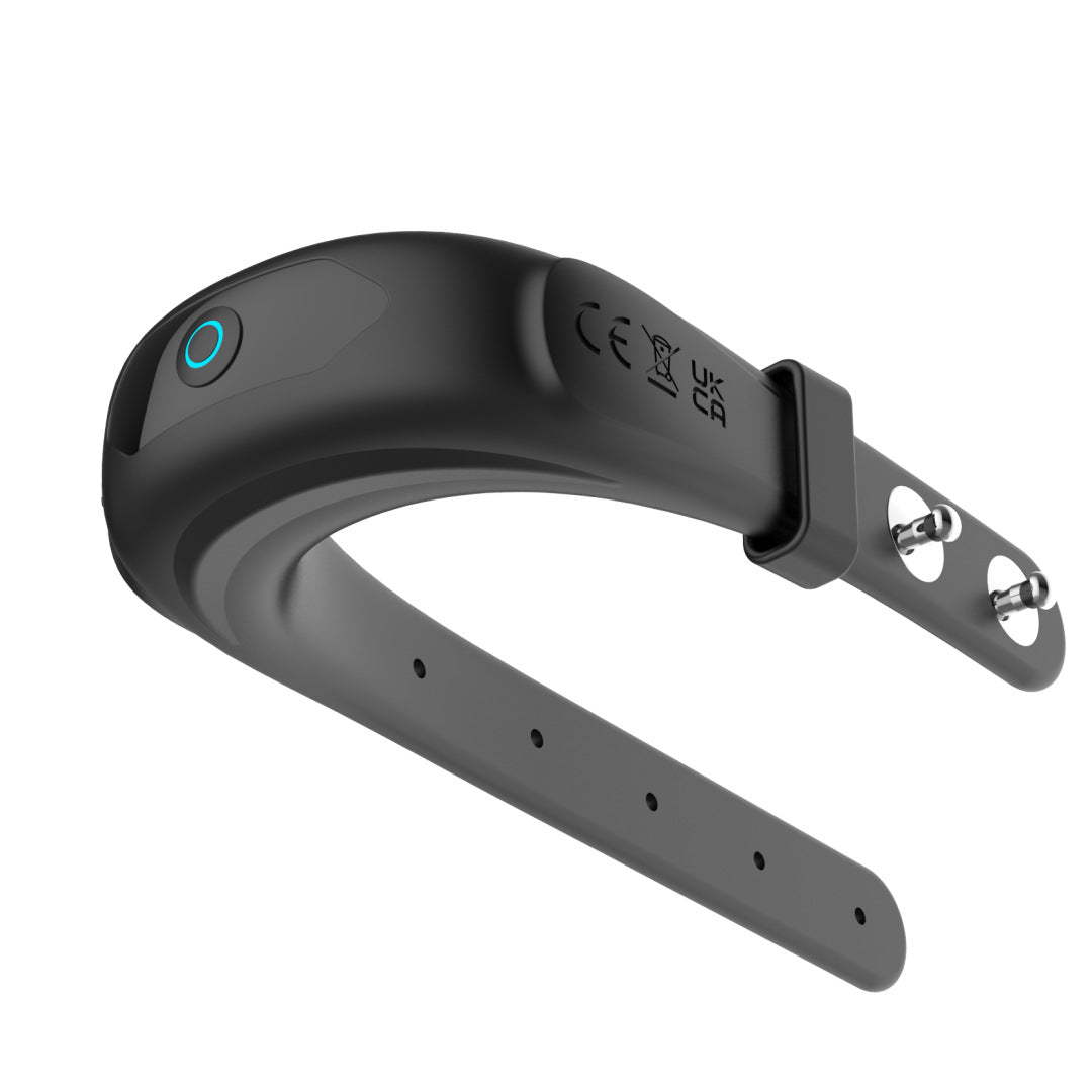 Adjustable Wristband Massager – 10 Vibration Modes, Flexible Fit, Waterproof IPX6 &amp; Quiet Design