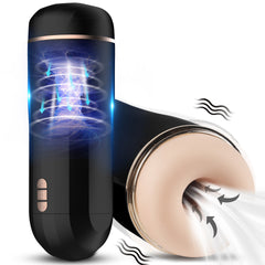 Automatic Sucking & Vibrating Male Masturbation Cup – 7 Vibration Modes, 3 Speed Levels, Magnetic USB Charging