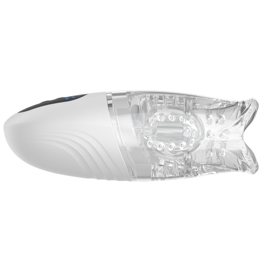 TPE Oral Simulation Cup – 5 Bite Modes & 8 Vibration Patterns, Magnetic Charging, Waterproof IPX6