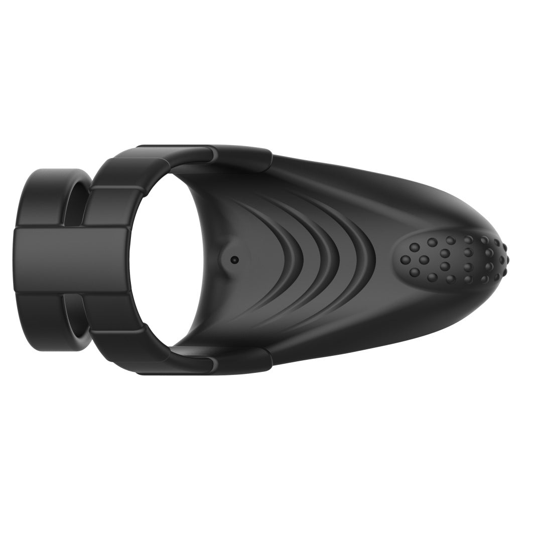 Black Feather Ring Rechargeable Lock Sperm Ring Men'S Vibrating Elephant Ring Silicone Electric Remote Control Triple Beam Sperm Set Double Ring Fun