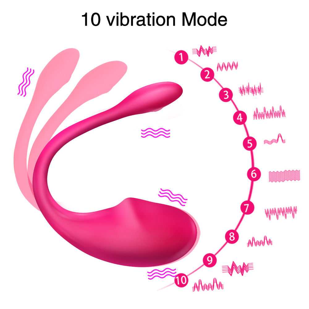 Mobile App Bluetooth Vibrator – Smart Remote Control Female Massager | Liquid Silicone, Waterproof, Global Interactive Toy