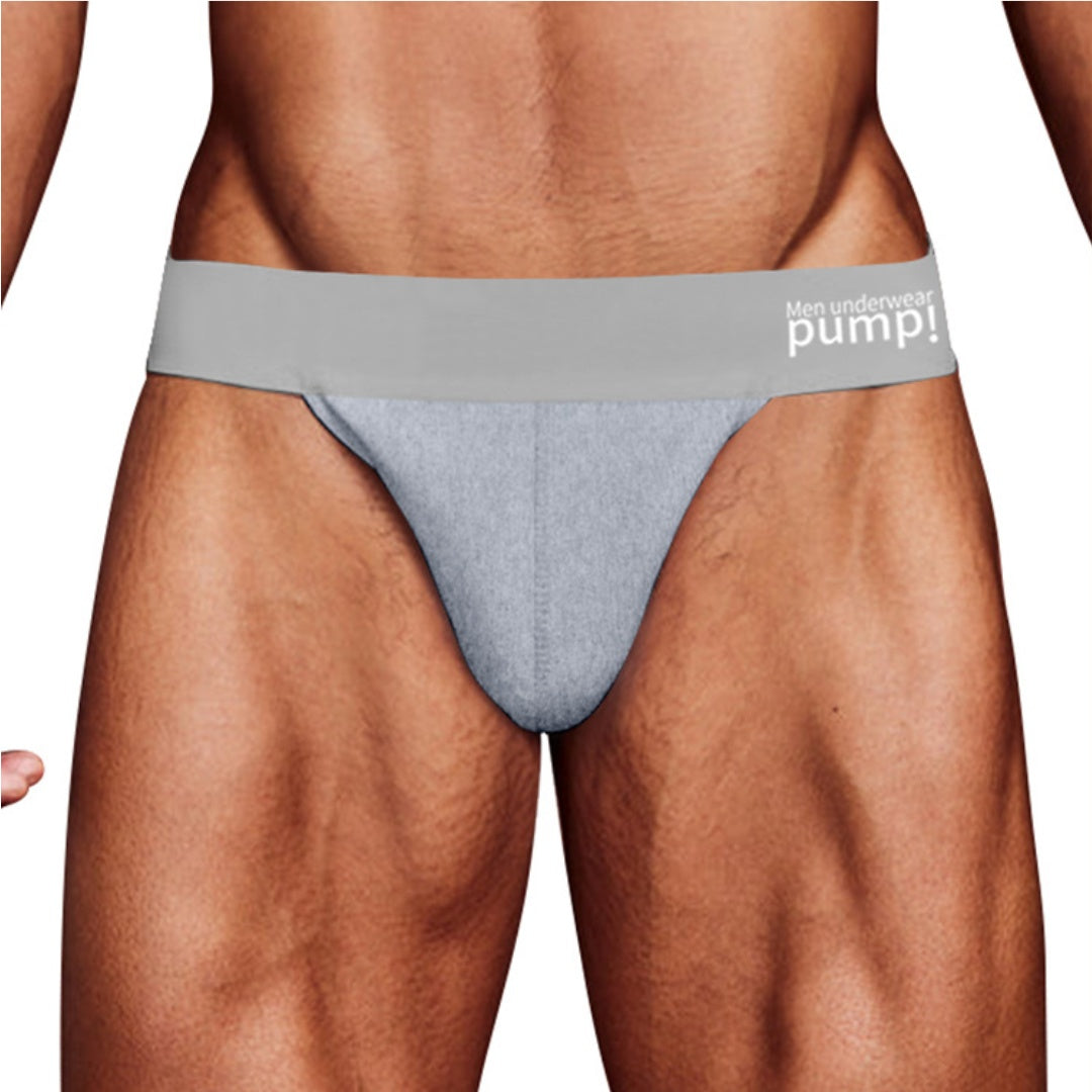 Men’s Sexy Dual-Strap Jockstrap Underwear – Low-Rise Backless Design, Soft Cotton, High-Elastic Waistband | PUMP! Style MP5009