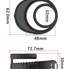 King Kong Ring Rechargeable Lock Sperm Ring Men'S Vibrating Elephant Ring Silicone Electric Remote Control Triple Beam Sperm Set Double Ring Fun